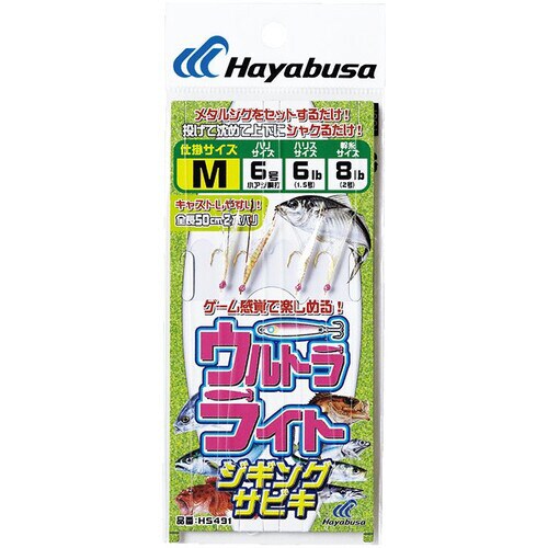 HB 堤防ジギング 2本鈎2セット