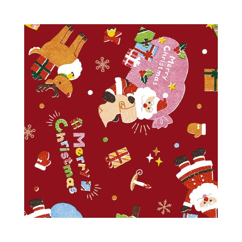 包装紙 ノエルギフト赤 全判