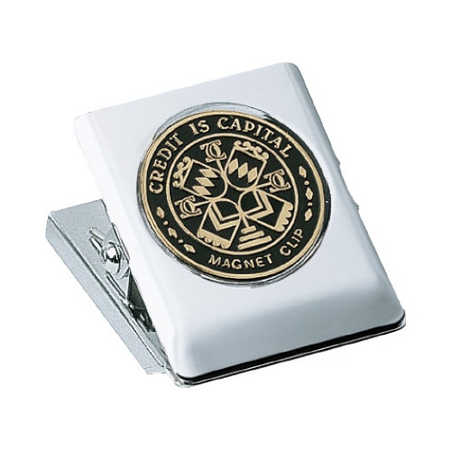 マグネットクリップ中 口幅36mm 黒X5