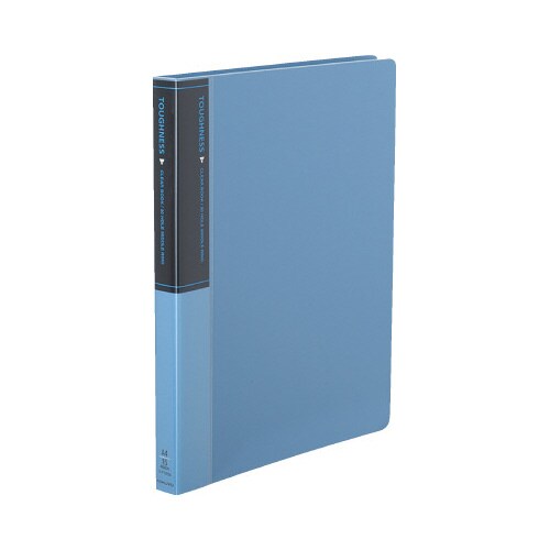 クリヤーブック タフネス ミドルリングA4 青X3