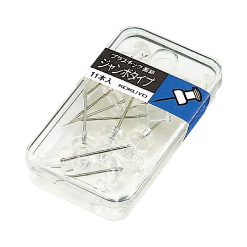 プラスチック画鋲 ジャンボタイプ 11本入X5