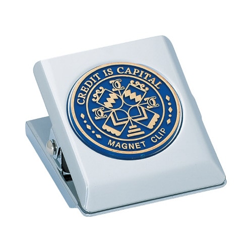 マグネットクリップ超特大 口幅56mm 青X5