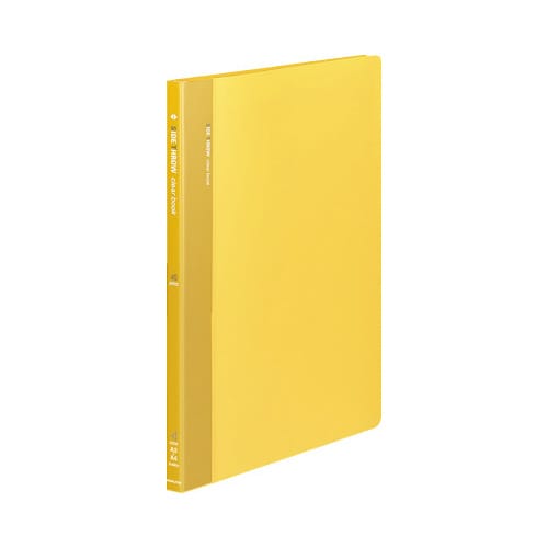 クリヤーブック固定式・横入 A4縦 40P 黄X3