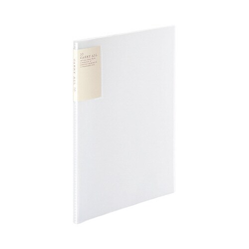 クリヤブックキャリーオール固定A4縦10透明X3