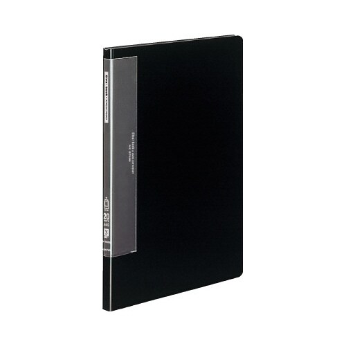 クリヤーブック固定式A4縦20枚黒X10