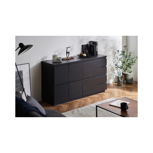 リビングキャビネット 幅1190 ブラック