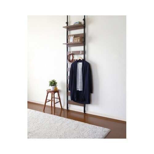 ウッドウォールラック棚付き 481×2014 B