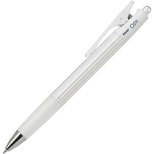 ノック式ボールペン 0.7mm ストライプ軸X10