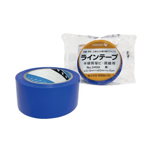 ラインテープNo.340G 青 1巻×4