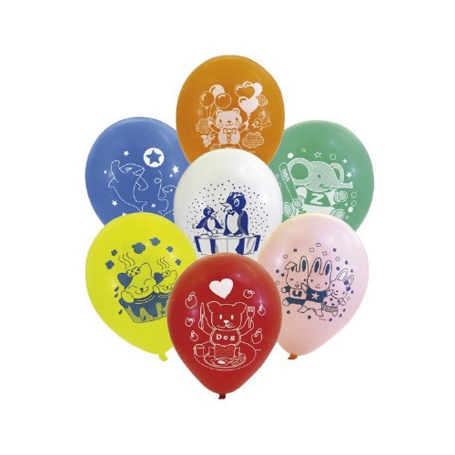 ゴム風船 スマイル 100個