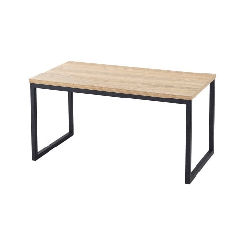 コの字ディスプレイ ラスティック×黒脚 幅60cm