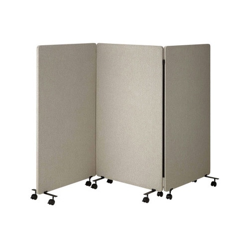 吸音パーティション3連W90×H150キャスター脚