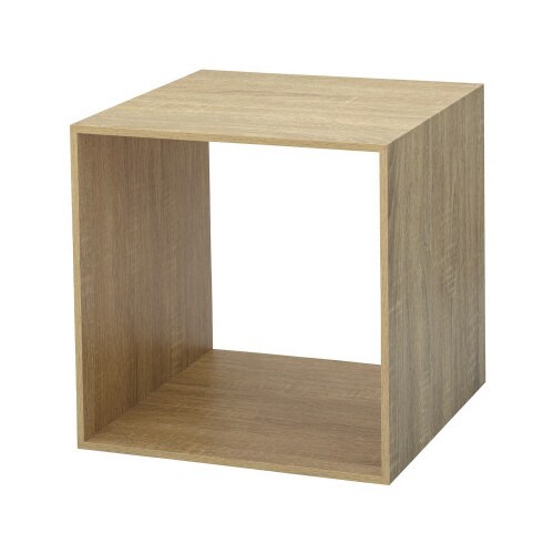 木製ディスプレイボックス ラスティック 35cm角