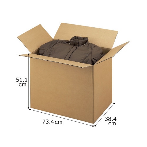 ダンボール W73.4×D38.4×H51.1cm