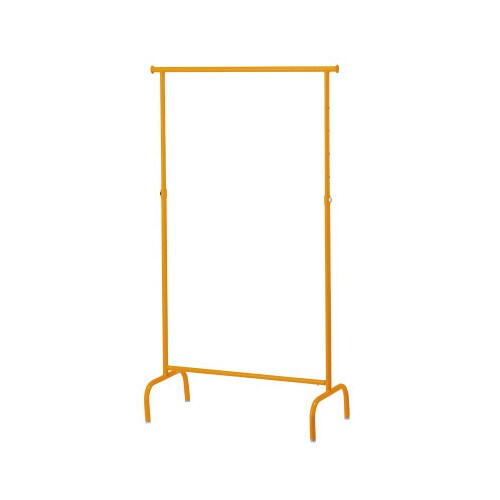 ハンガーラック 丸パイプ W90cm オレンジ