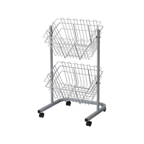 2段投げ込みバスケット 角型