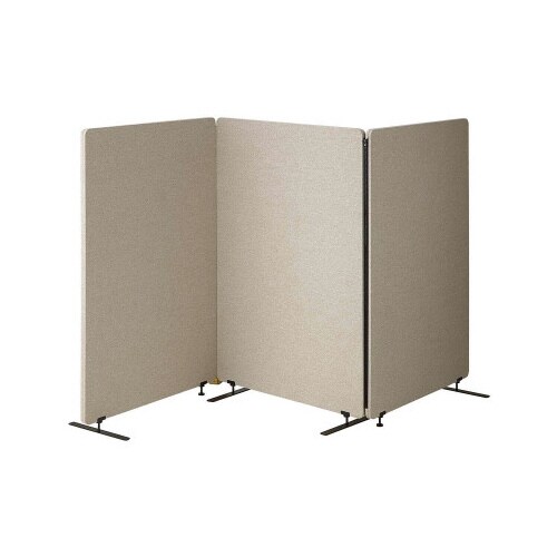 吸音パーティション3連 W90×H130 通常脚