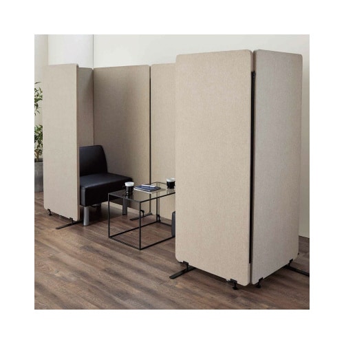吸音パーティション3連 W60×H150 通常脚