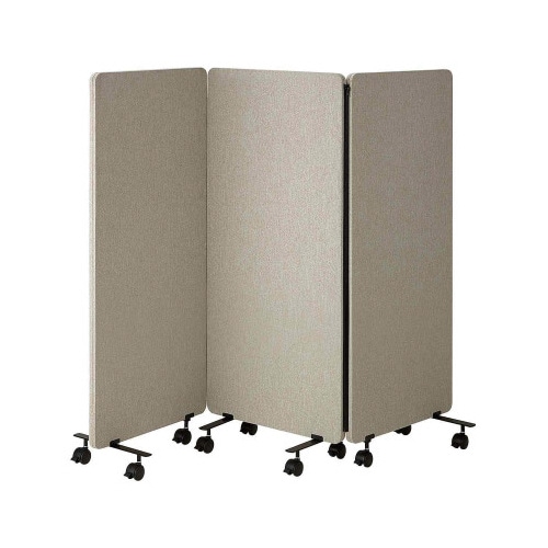 吸音パーティション3連W60×H130キャスター脚