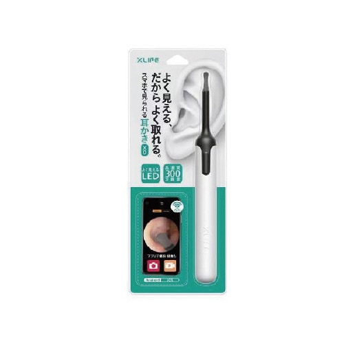 スマート見える耳かきXO ホワイト 1本