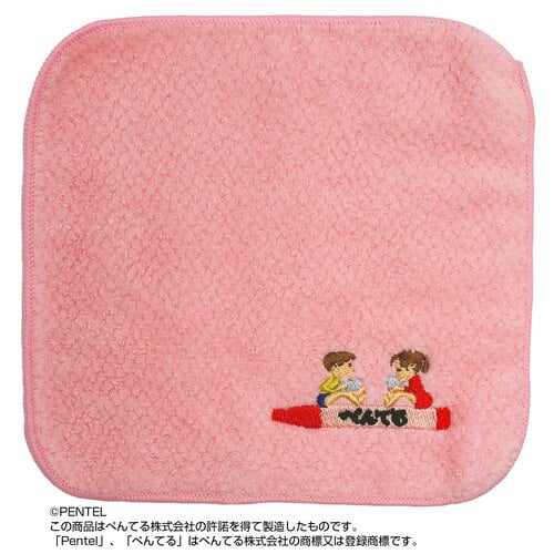 タオルハンカチ ペンテルクレヨン 3枚