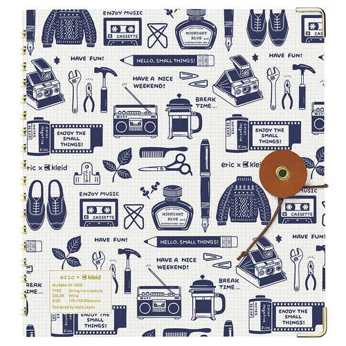 eric×Kleid スクエアノート ホワイト3冊