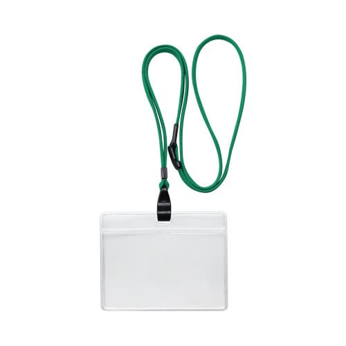 吊下げ名札 エコノミータイプ 10個入 緑