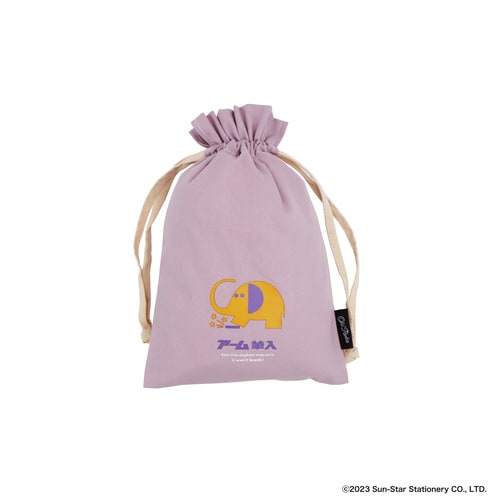 カラー巾着 M アーム筆入れ 3枚