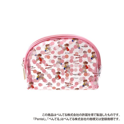 クリアポーチペンテルx3