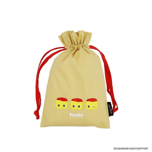 カラー巾着 M フエキ 3枚