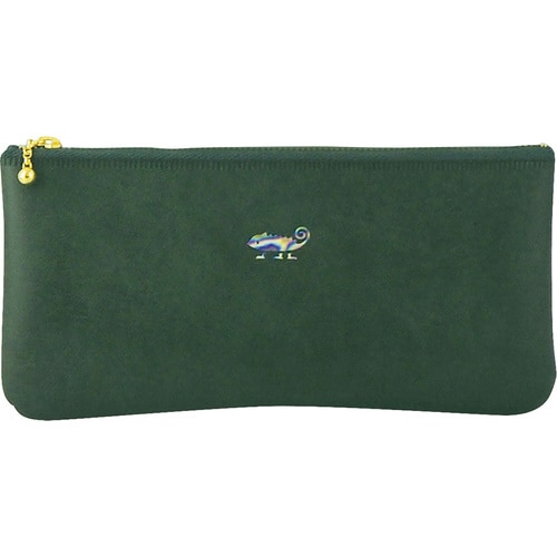 フラットペンケースワンポイントカメレオンx2