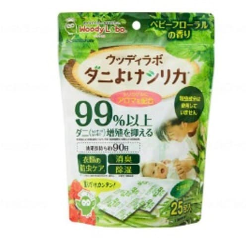 ダニよけシリカ 25包 アクアグリーン×6