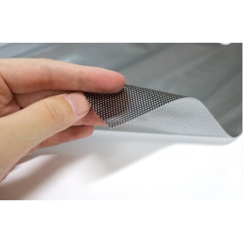 窓貼りシート メッシュ 銀・黒 92×90cm×4