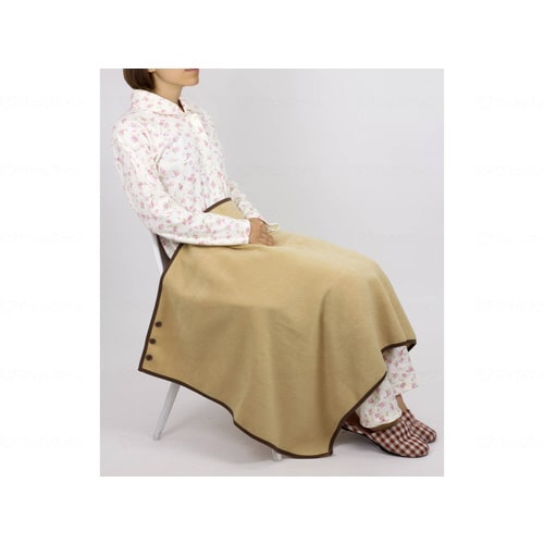 フリース マルチひざかけ/ベージュ×3