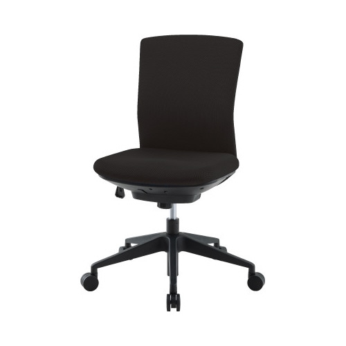 シンフォート回転椅子布張ブラック