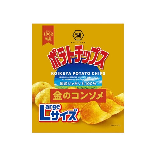 ポテトチップス金のコンソメLサイズ126gx12
