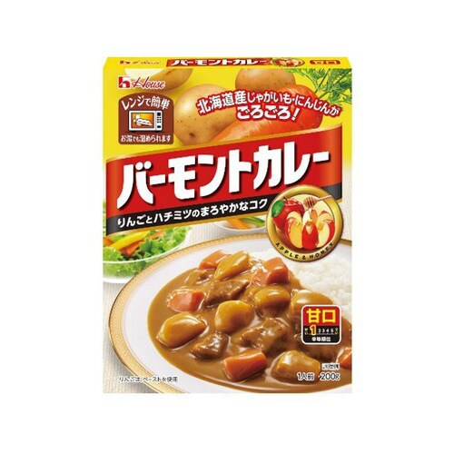レトルトバーモントカレー甘口200gx10