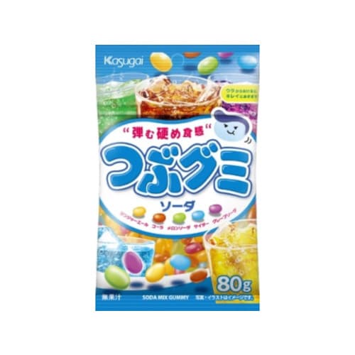 Jつぶグミソーダ80gx6