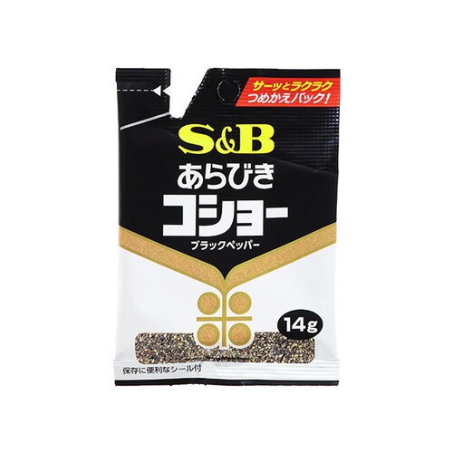 袋入りあらびきコショー14gx10