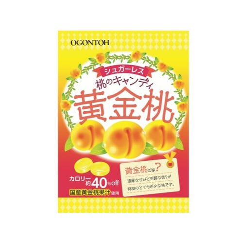 桃のキャンディ黄金桃37gx10