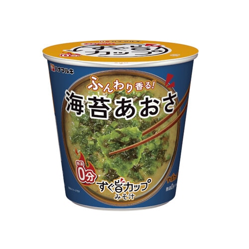 すぐ旨カップみそ汁海苔あおさ9.6gx6