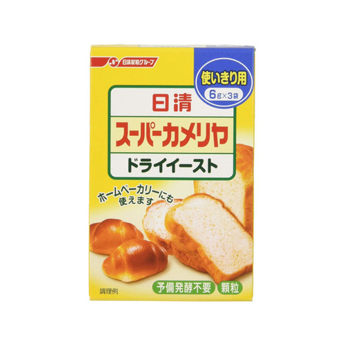 スーパーカメリヤドライイースト6gx3袋x12