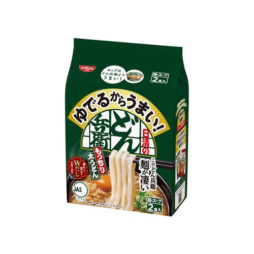 どん兵衛太うどん2食袋96gx2食x9