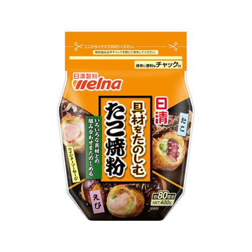 具材をたのしむたこ焼き粉400gx12