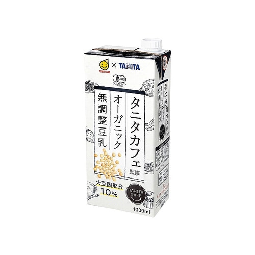 タニタカフェ監修オーガニック無調整豆乳1Lx6