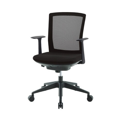 シンフォート回転椅子MBK肘付4脚以上