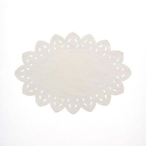 レースペーパー 小判型 14号×10