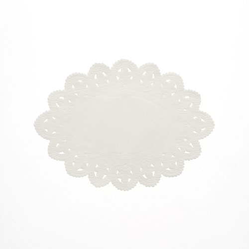 レースペーパー 小判型 10号×15