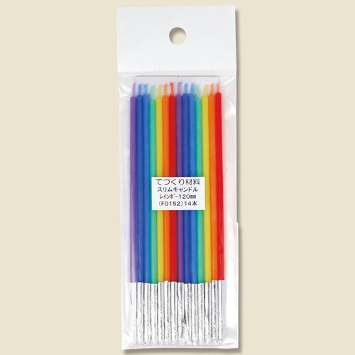 F0152 レインボーキャンドル×100