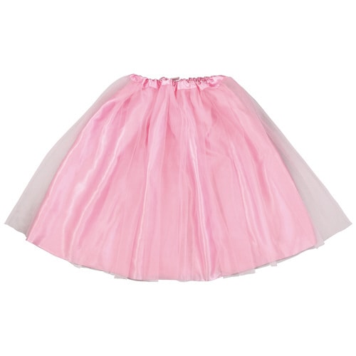 サテンフリフリスカート ピンク